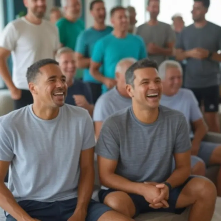 Leden van Sportclub Franeker tijdens een communitybijeenkomst