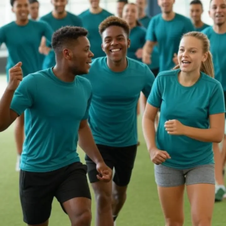 Leden van Sportclub Franeker actief tijdens een clubevenement