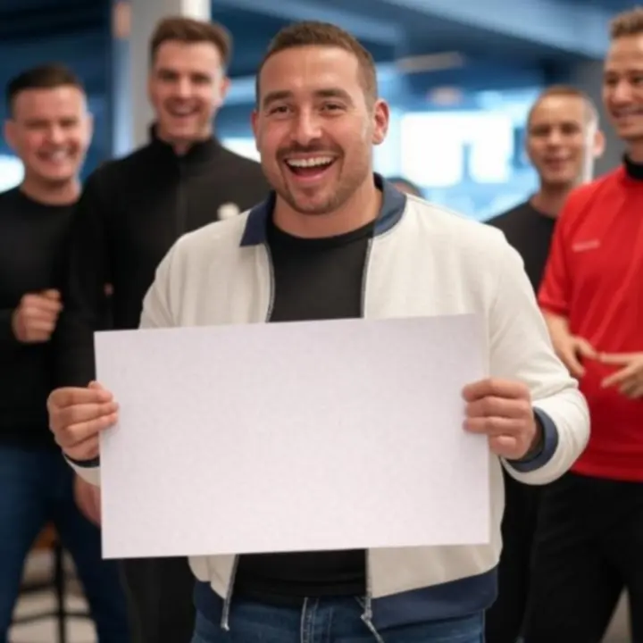 Winnaars van de Sportclub Franeker Loterij vieren hun prijs samen in het clubhuis